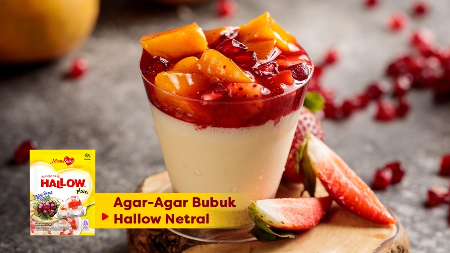 Menu Berbuka Sehat: Puding Buah Susu yang Lembut dan Menyegarkan